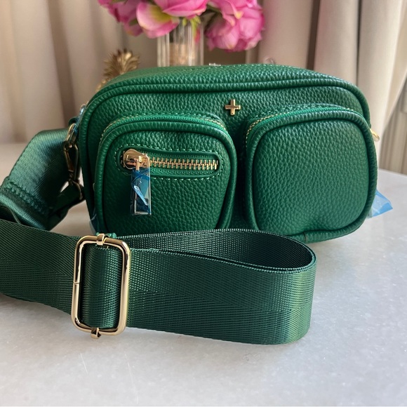 PETA + JAIN Vegan LALA Crossbody Bag Green - pebble - Picture 6 of 9